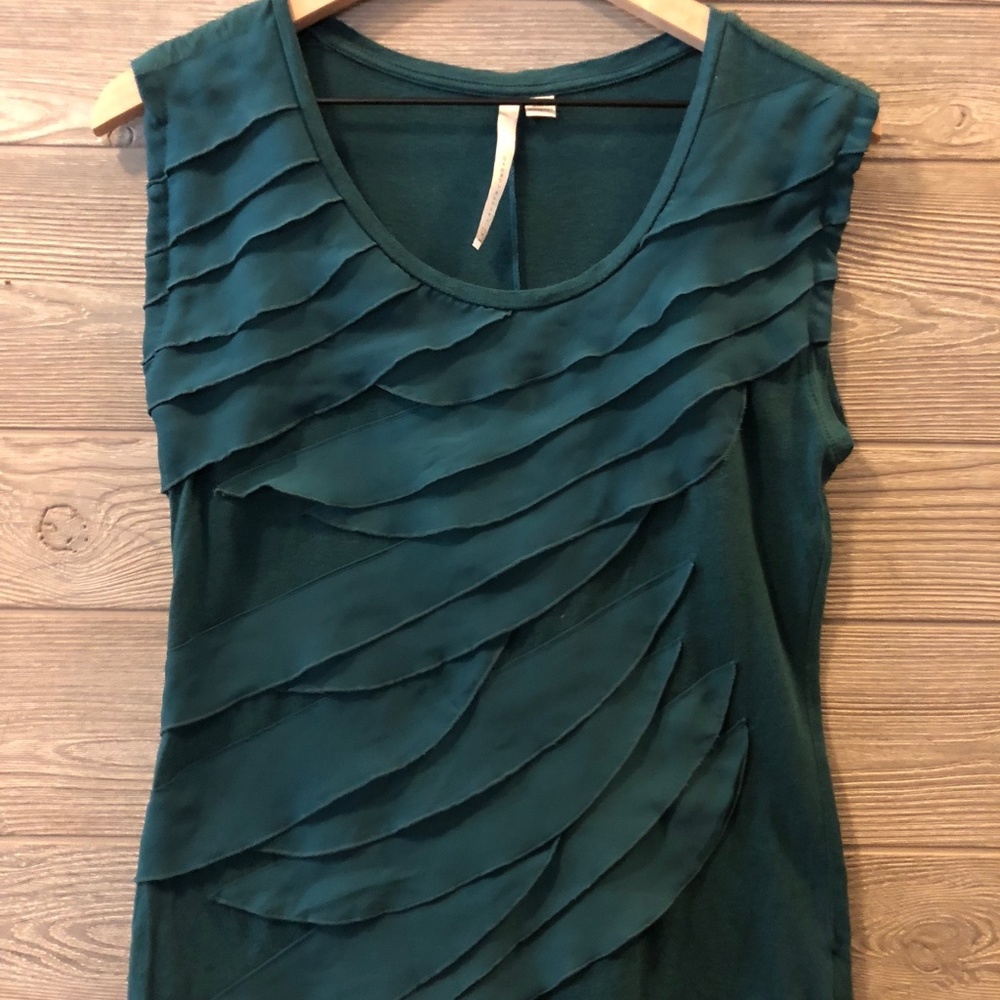 Lauren Conrad Sleeveless Ruffle Top